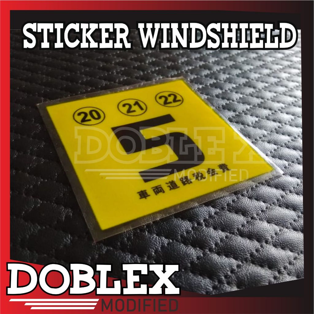 

STICKER BEST ON ROAD TAX JAPAN 5