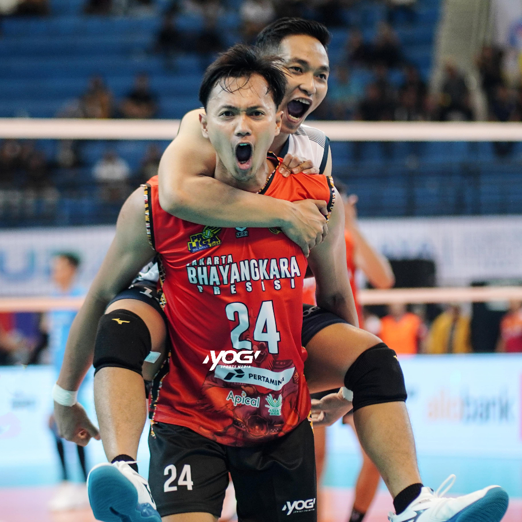 JERSEY TANDING BHAYANGKARA (MERAH) PROLIGA 2024 PREMIUM - PREORDER [ BISA CUSTOM NAMA & NOMOR  | BAJ