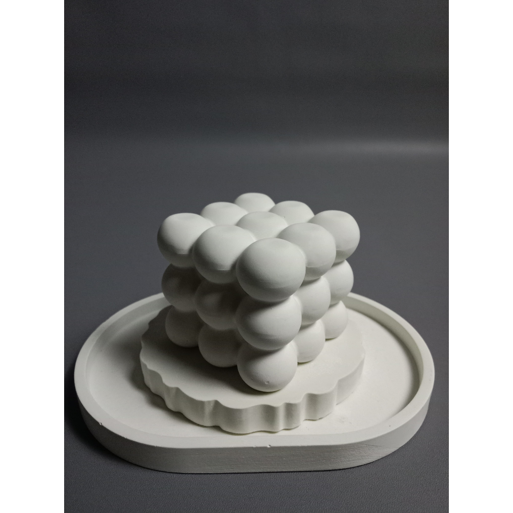 Dekorasi foto / dekorasi rumah / props foto / bubble concrete