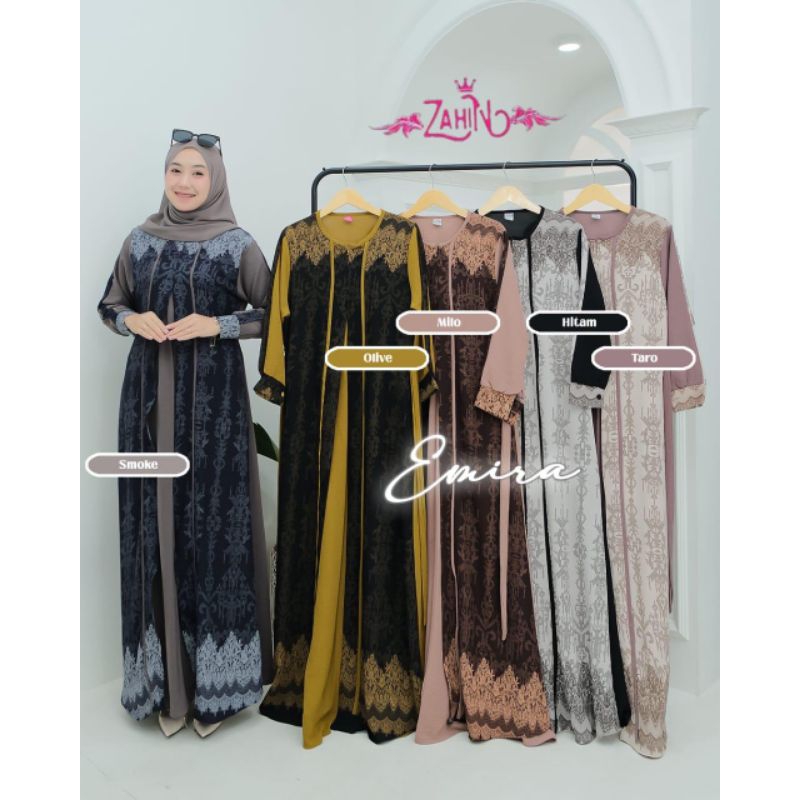 EMIRA DRESS/ZAHIN COLLECTION/ZAHIN ORI/GAMIS CRINGKE