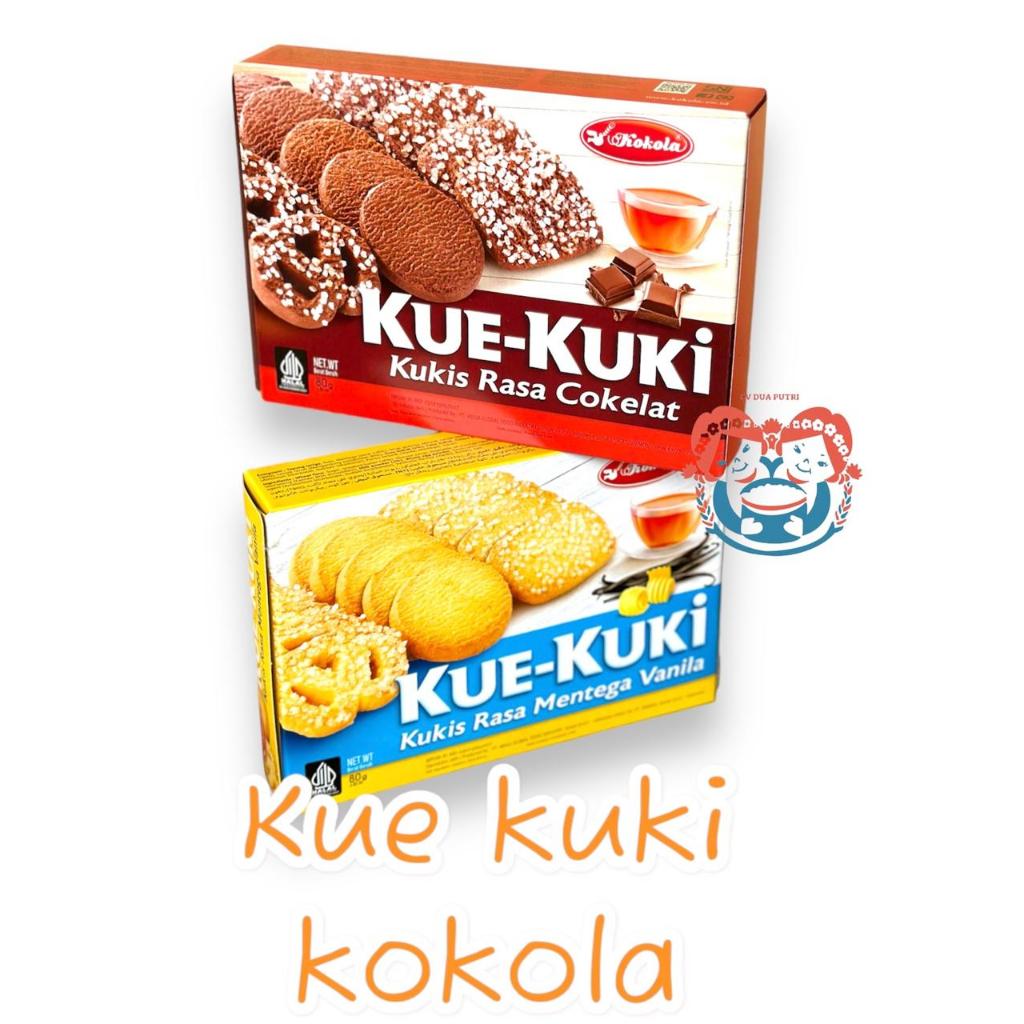 

KOKOLA KUKIS KUE KUKI / BUTTER VANILA / CHOCOLATE 80GR / HAMPERS / HAJATAN (1DUS isi 24PCS)