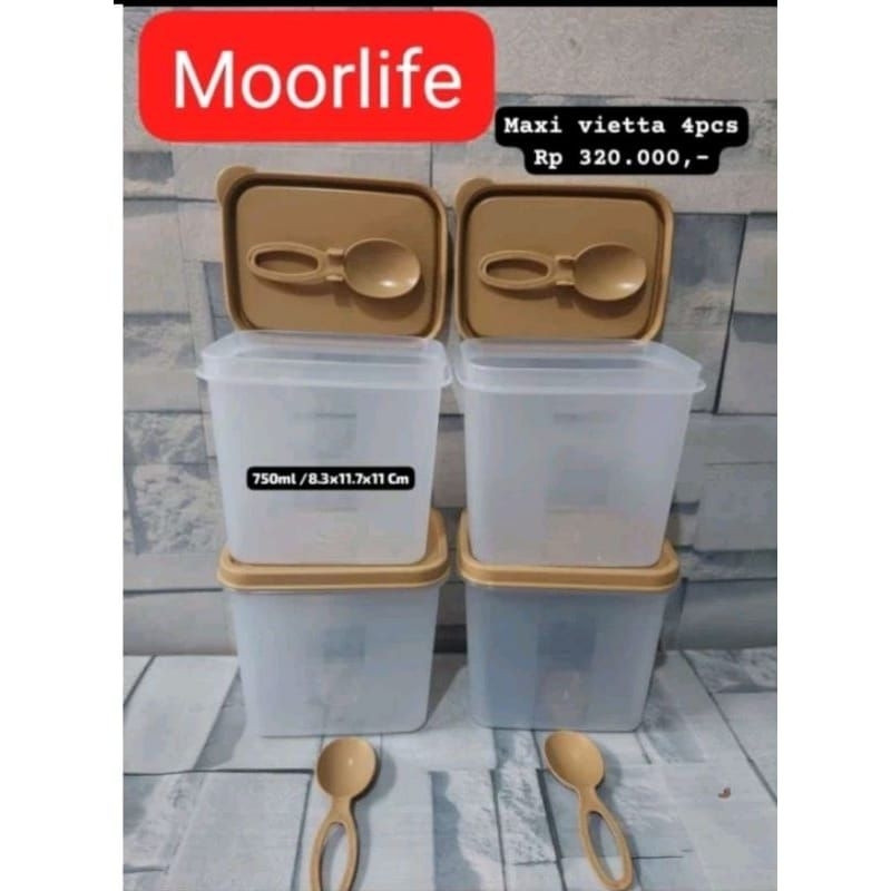 moorlife Maxi vieta 750ml toples bumbu dapur gula kopi