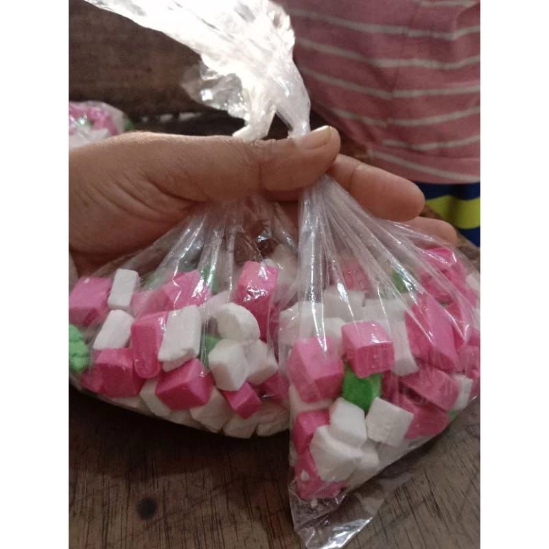 

pacar cina sagu warna warni buat kolak per bungkus