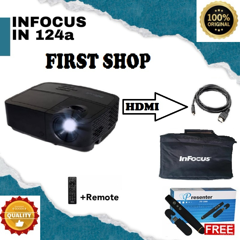 Proyektor Infocus IN124A Brightness 3500 Lumens