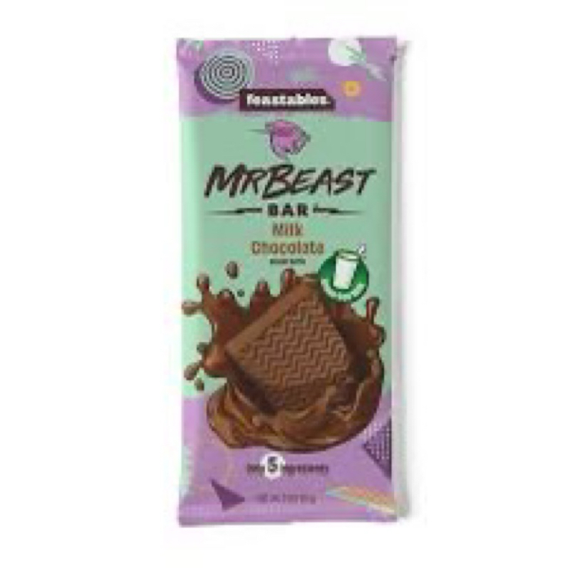 

Mr Beast Feastables Milk Chocolate Coklato