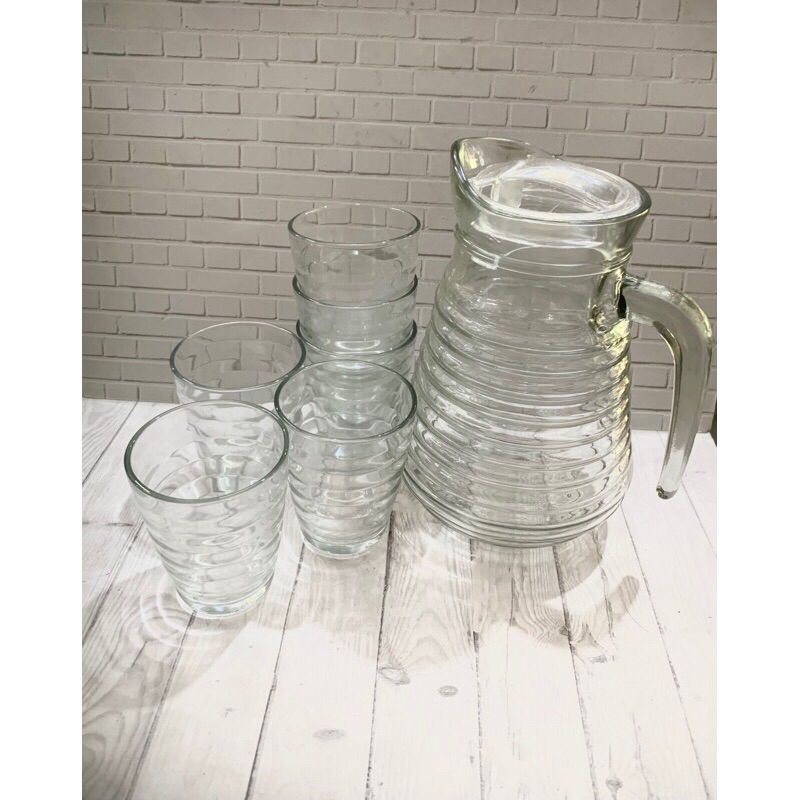 DRINK SET KANOKA /TEKO SET 4Gelas