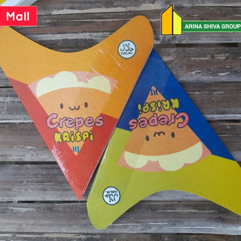 

100 LEMBAR KEMASAN CREPES MINI BAHAN DUPLEK PUTIH SUPER QUALITY | KERTAS KREPES CRISPY HIGH QUALITY | BOX LEKKER WAFFLE CROFFLE MURAH PRODUK TERBARU | TOKO KEMASAN ONLINE | TOKO ANEKA KEMASAN OFFICIAL | ARINA SHIVA GROUP | SHIVACORP 2072