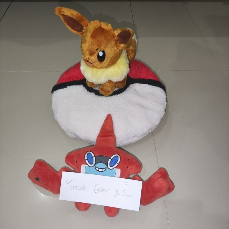 POKEMON TARTS EEVEE ORI ORIGINAL TAKARA TOMY ARTS BONEKA PLUSH DOLL IMPORT MATA KERAS T-ARTS Boneka 