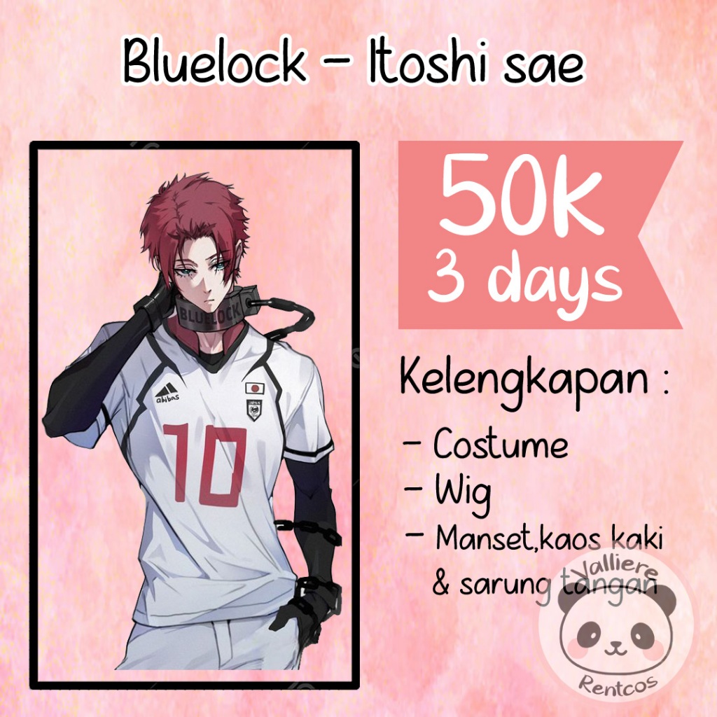 Rental kostum Bluelock - Itoshi Sae