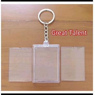 Bahan gantungan kunci insert paper