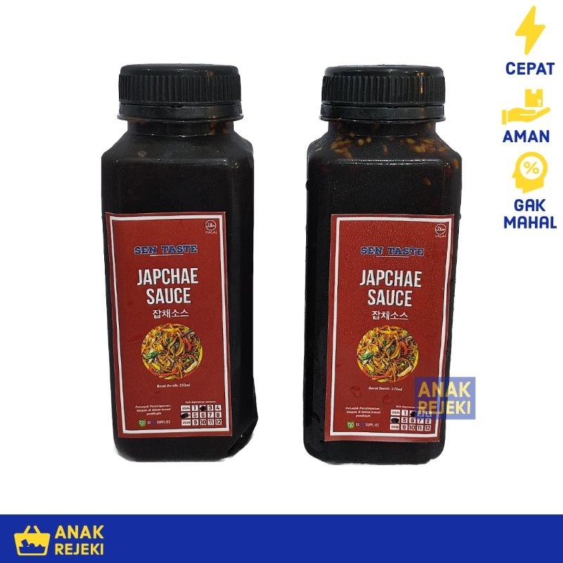 

Japchae Sauce Sentaste 250ml - Saus Soun Bihun Goreng Korea Halal