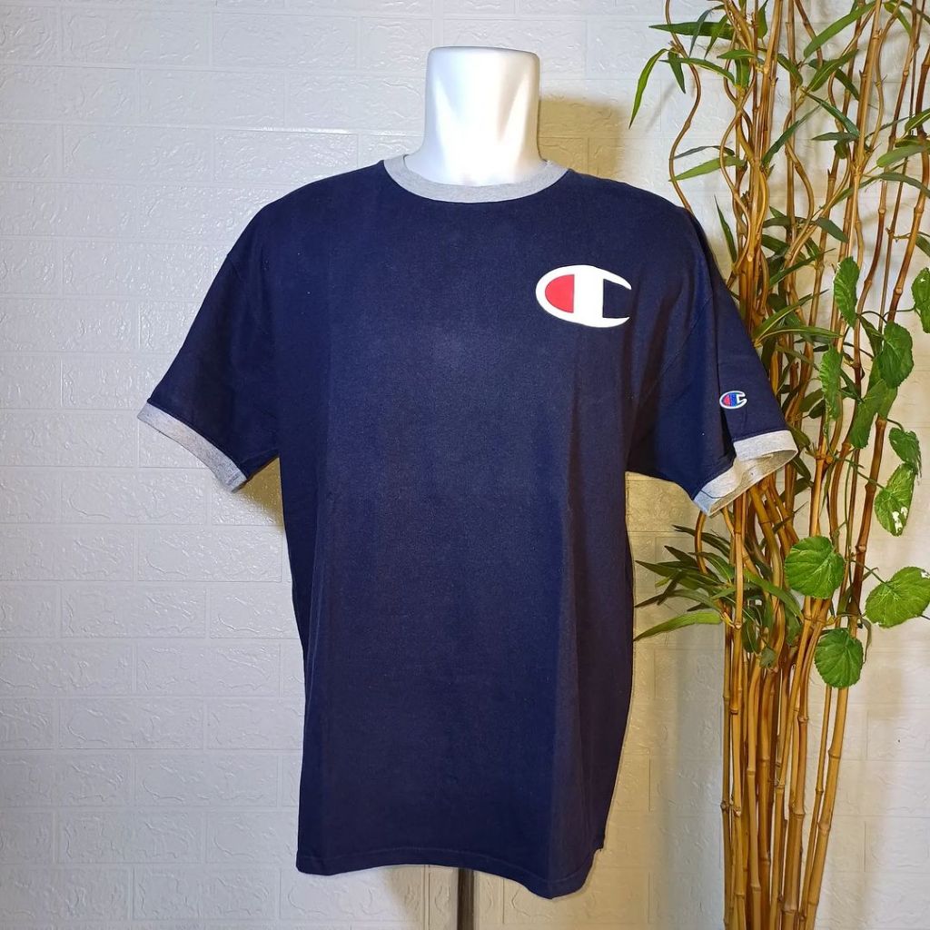 KAOS CHAMPION BIG LOGO, DONGKER, SIZE XL (SECOND BRANDED) TS0103