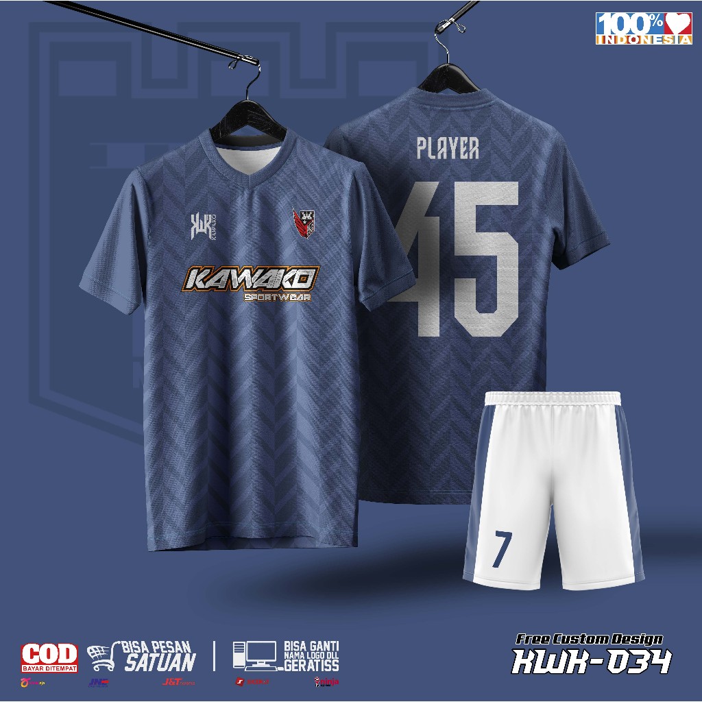 Jersey Futsal custom jersey Bola custom printing