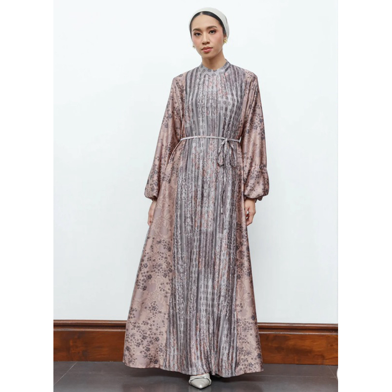 (SIAP KIRIM) Myundara Dress by Geulis.id - New - Brown size L