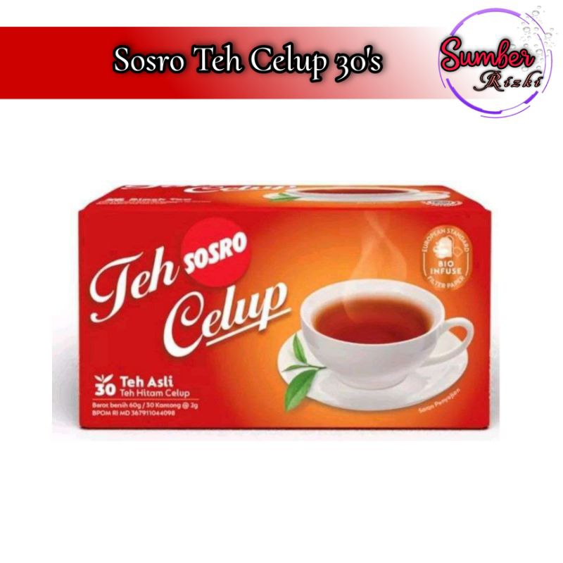 

Sosro Teh Celup isi 30 Sachet Teh Celup Sosro