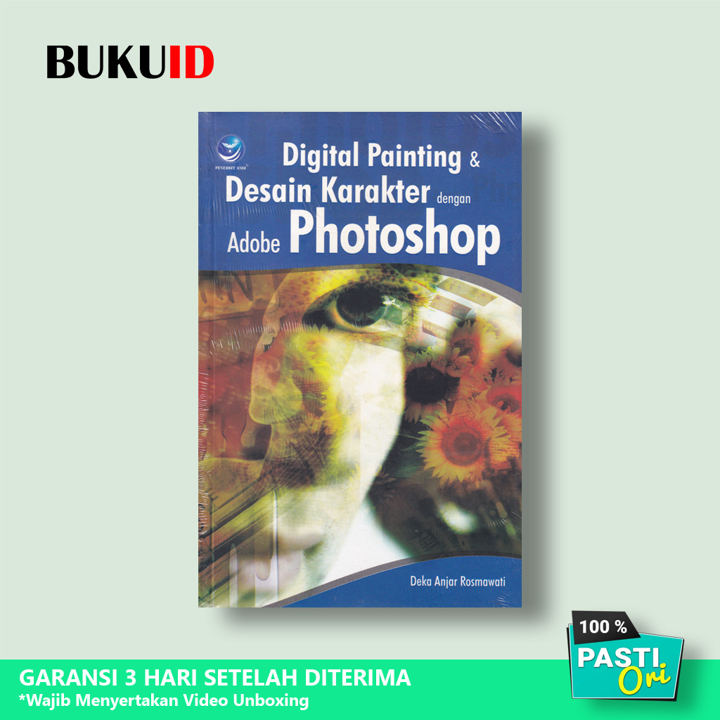 Buku Digital Painting dan Desain Karakter dengan Adobe Photoshop - Original