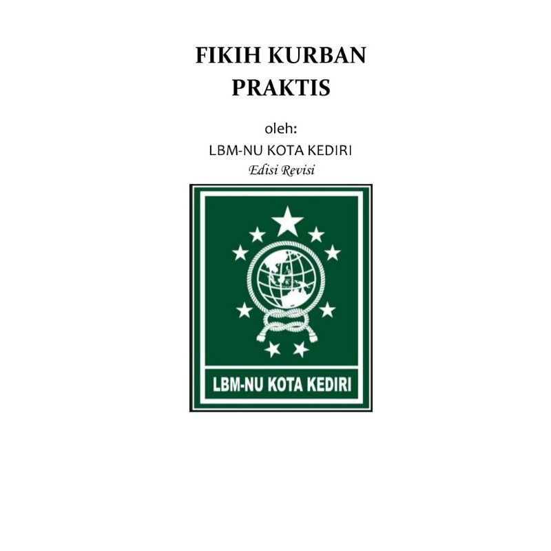 BUKU FIKIH QURBAN | KITAB QURBAN LBM NU