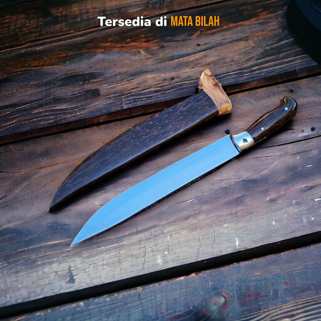 MB - Pisau Sembelih Sapi Kambing Bahan Baja Per Total Panjang 35cm