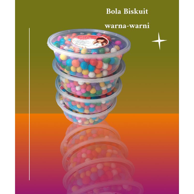 

Bola Biskuit Warna warni