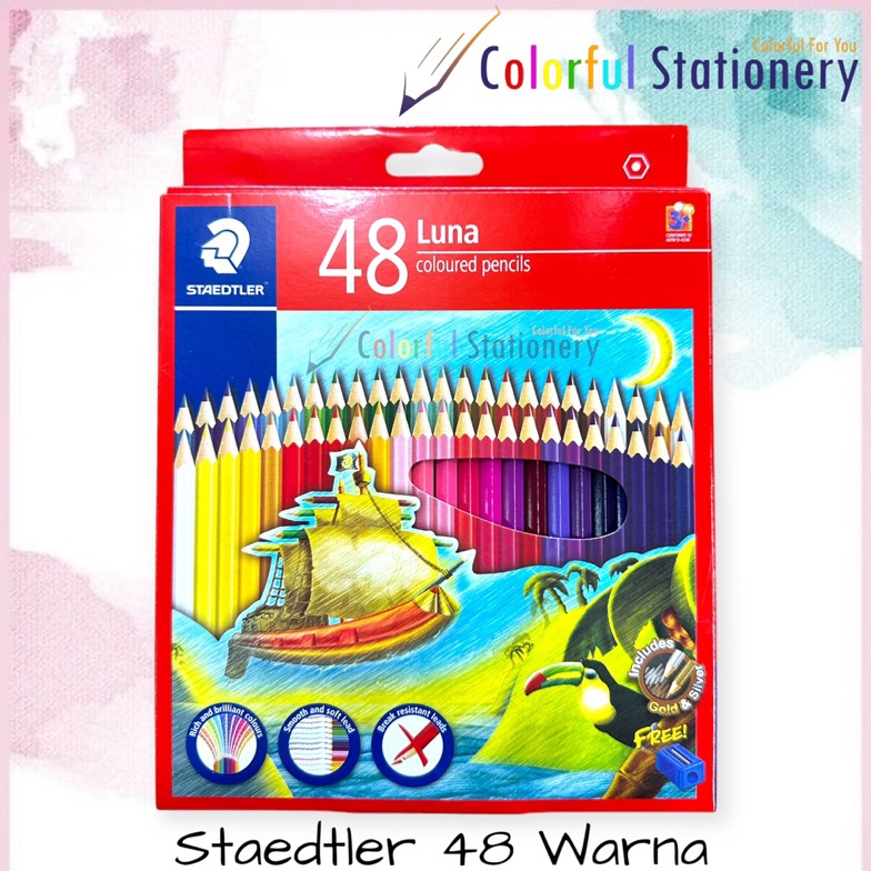 

Pensil Warna Staedtler Luna Panjang Classic 48 Warna ART V1Y7