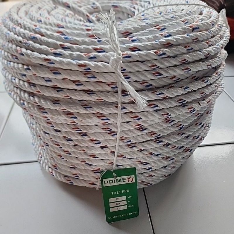 

Tali tampar tambang PPD ukuran 10mm harga per kilogram