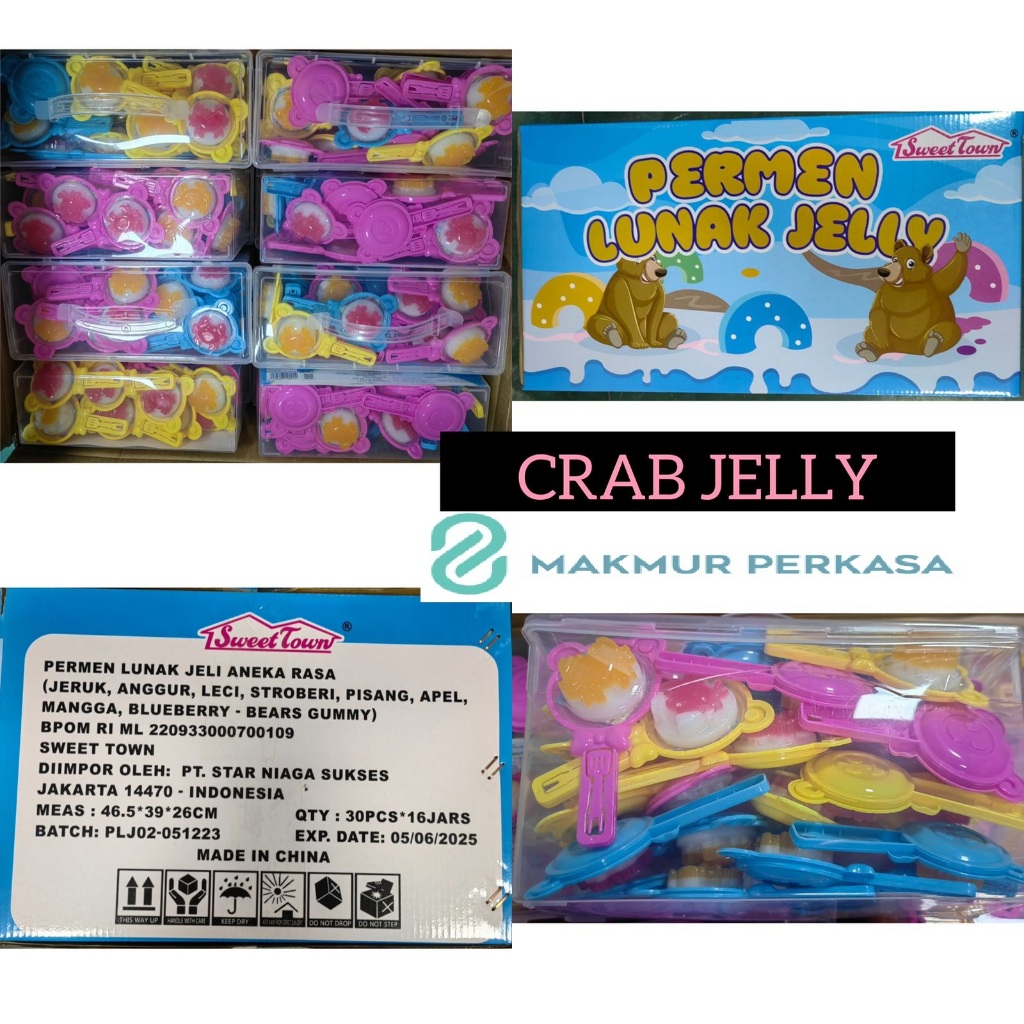 

SWEETTOWN JELLY BERUANG TUPPERWARE ISI 30 X 15GR