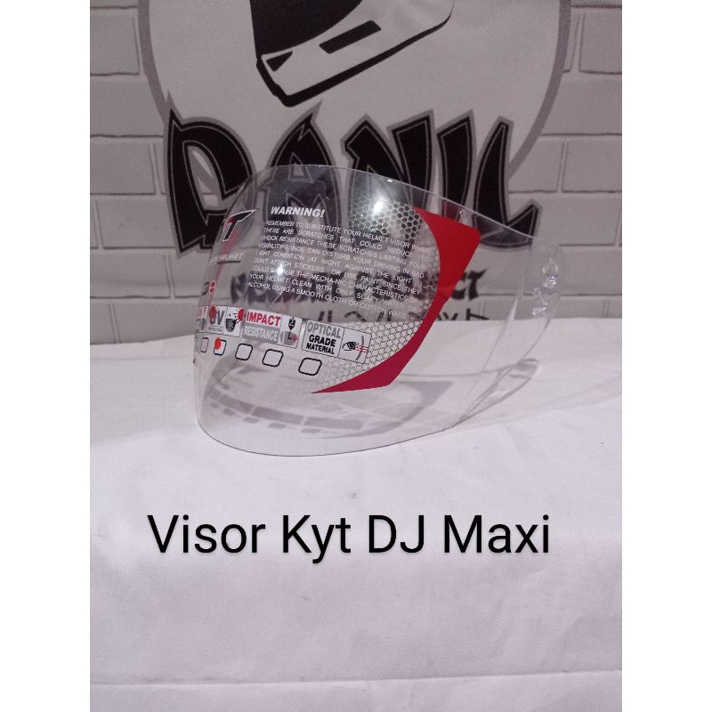 Visor Kyt DJ Maxi Kaca Helm Kyt DJ Maxi Original