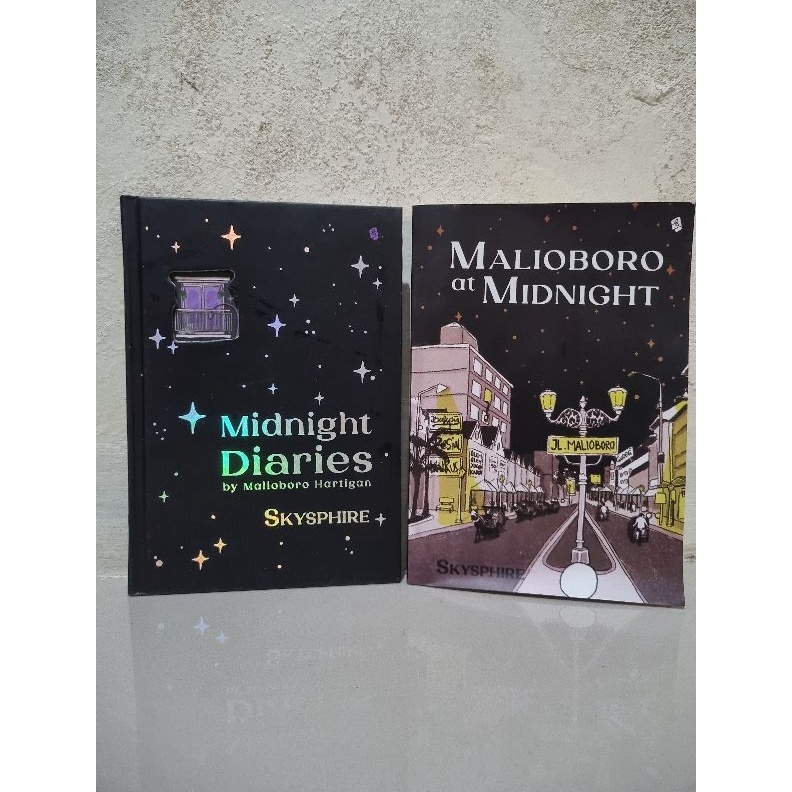 Paket 2 Novel Midnight Diaries  Novel Malioboro at Midnight ART I8F9