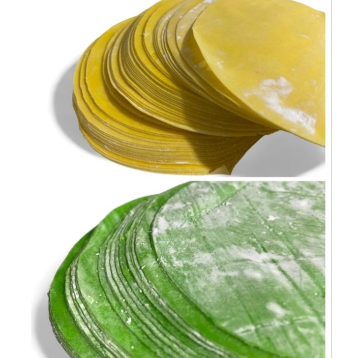 

PALING AMPUH Kulit dimsum warna uk6789 cm hijau atau kuning 1 lembar