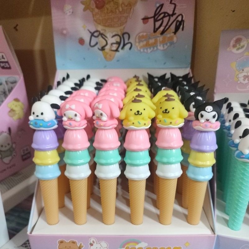 1 BOX PEN ES KRIM JUMBO SANRIO NEW