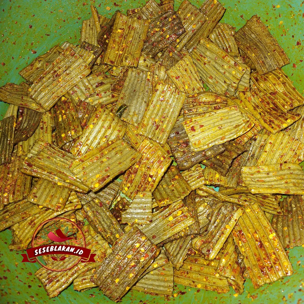 

Kerupuk jengkol extra pedas daun jeruk isi 500 gr