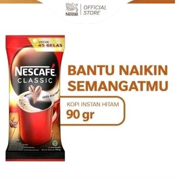 

Nescafe clasic kopi instan sacheet 90 gr