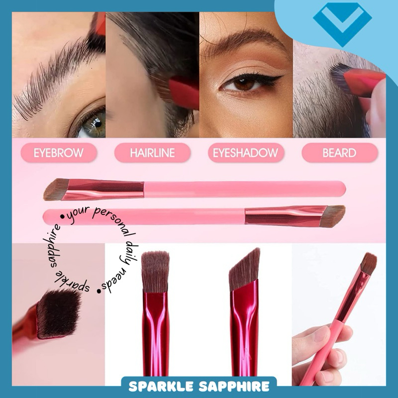 4D KUAS ALIS KOTAK Eyebrow Makeup Brush Hairline Persegi Multifungsi Sikat Alis Contour Concealer