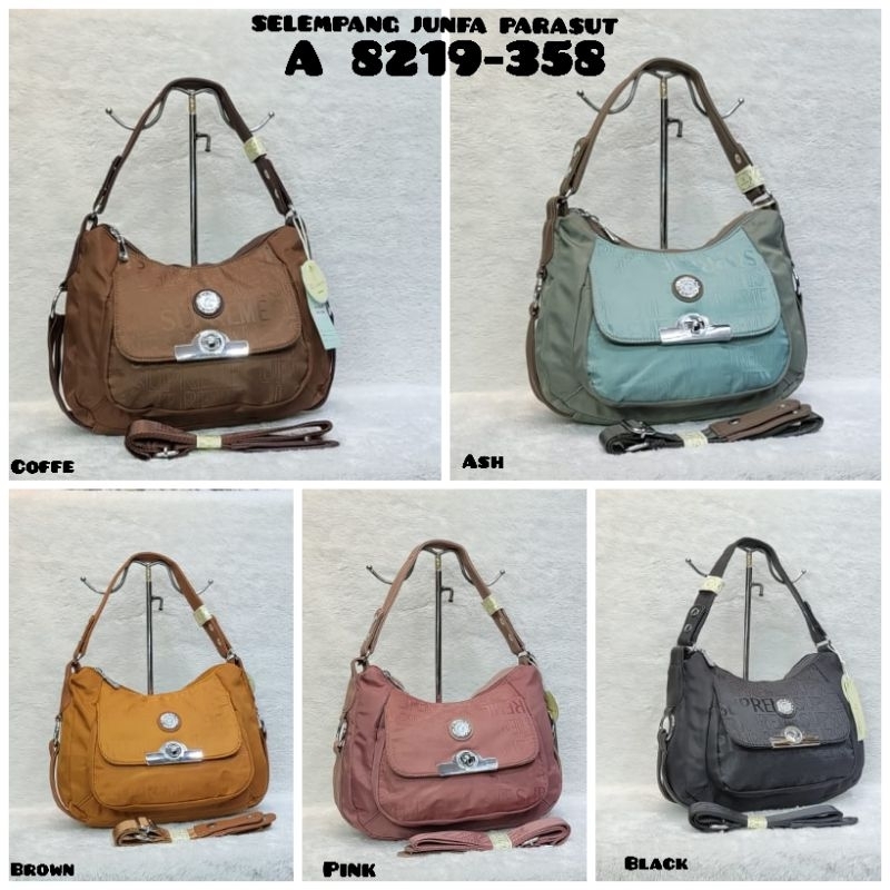 TAS SELEMPANG JUNFA 8219-358 BAHAN PARASUT SUPREME