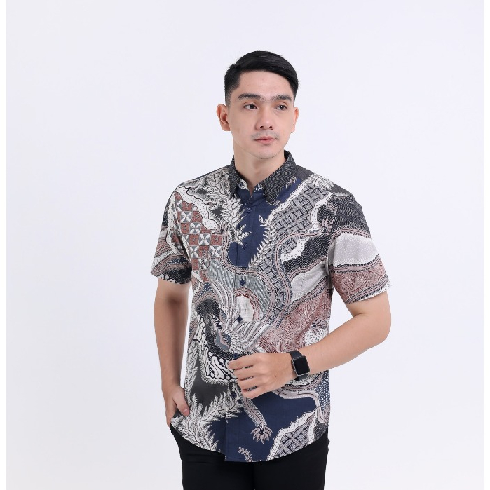 BARILIE BATIK PRIA LENGAN PENDEK GANTARI