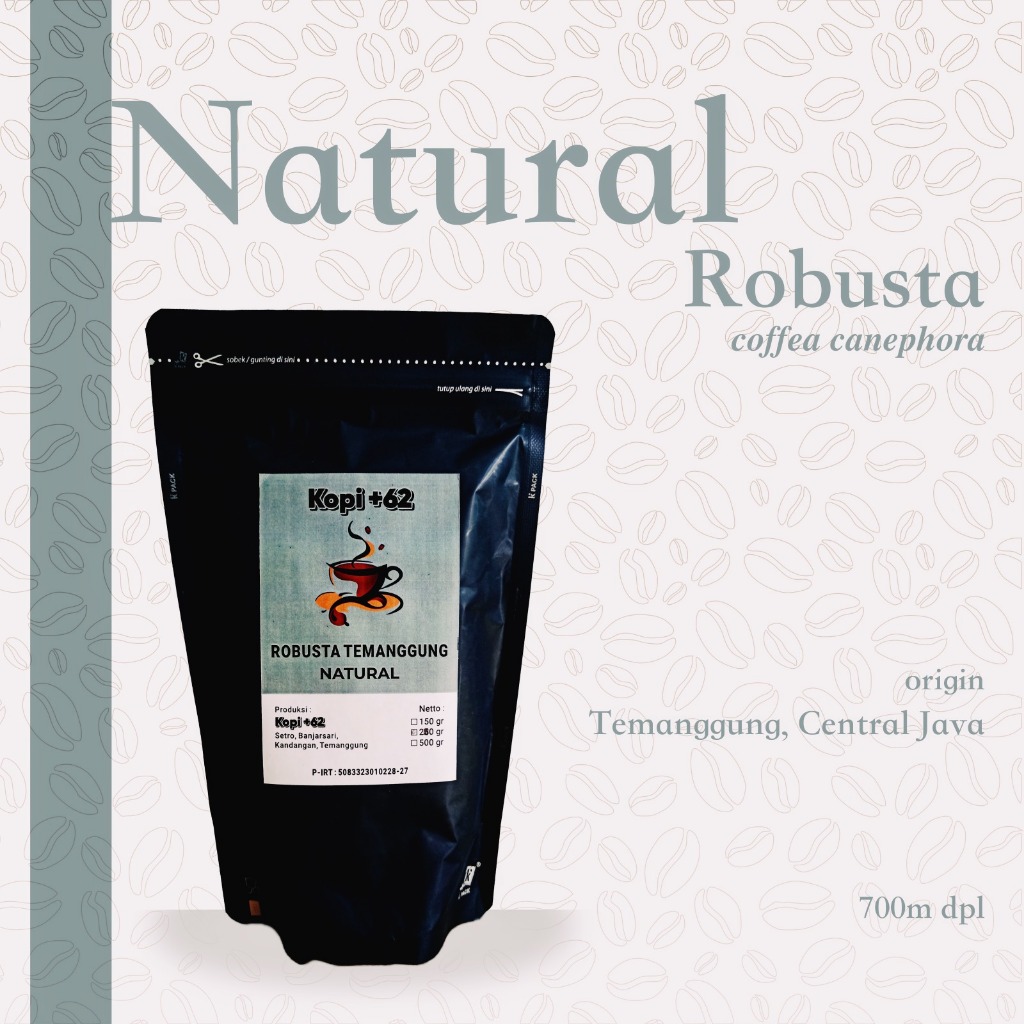 

Kopi Robusta Natural Temanggung