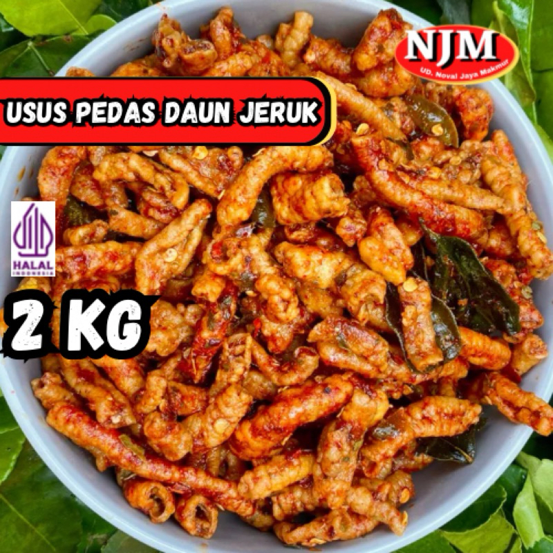 

BALL - USUS CRISPY PEDAS DAUN JERUK‼️2.000gr (2kg)