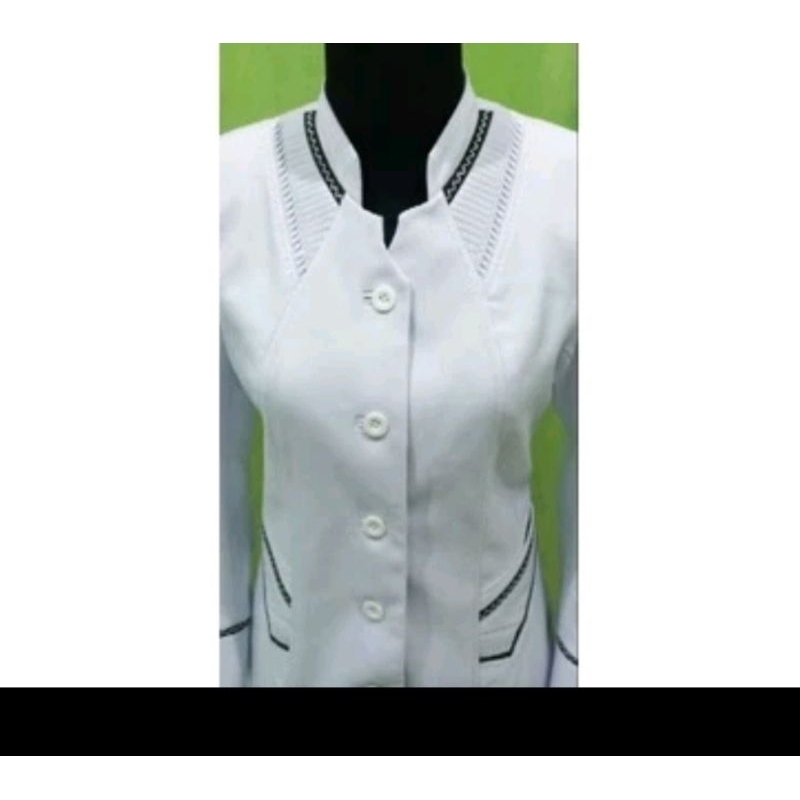 Blazer PDH Putih Guru