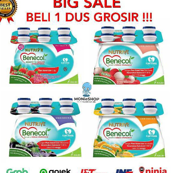 

1111 Nutrive Benecol 6x1ml Blackcurrant Lecy Strawberry Orange Nutrive FIBERSHOT