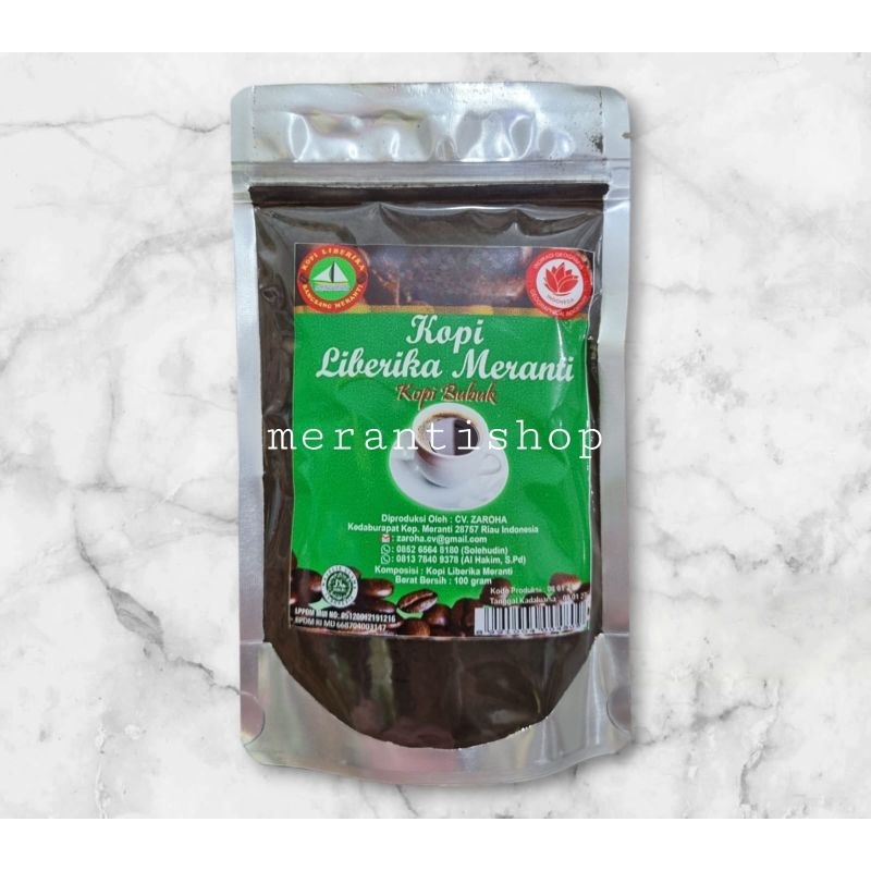 

Kopi Bubuk Liberika Meranti 100gram Halal / Coffee Meranti