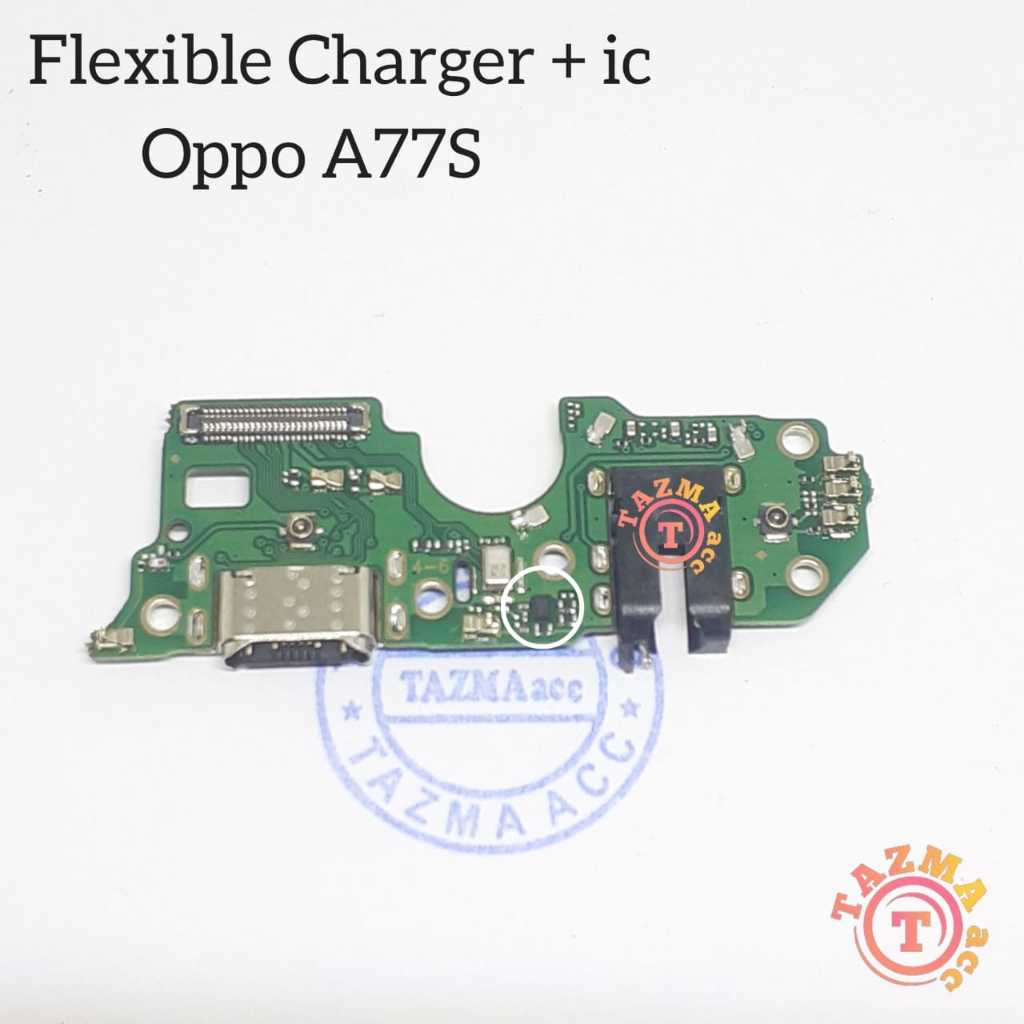 Oppo A77S Ori Flexible Charger + ic Flexibel Fleksibel Konektor Cas Charger OPPO A77S