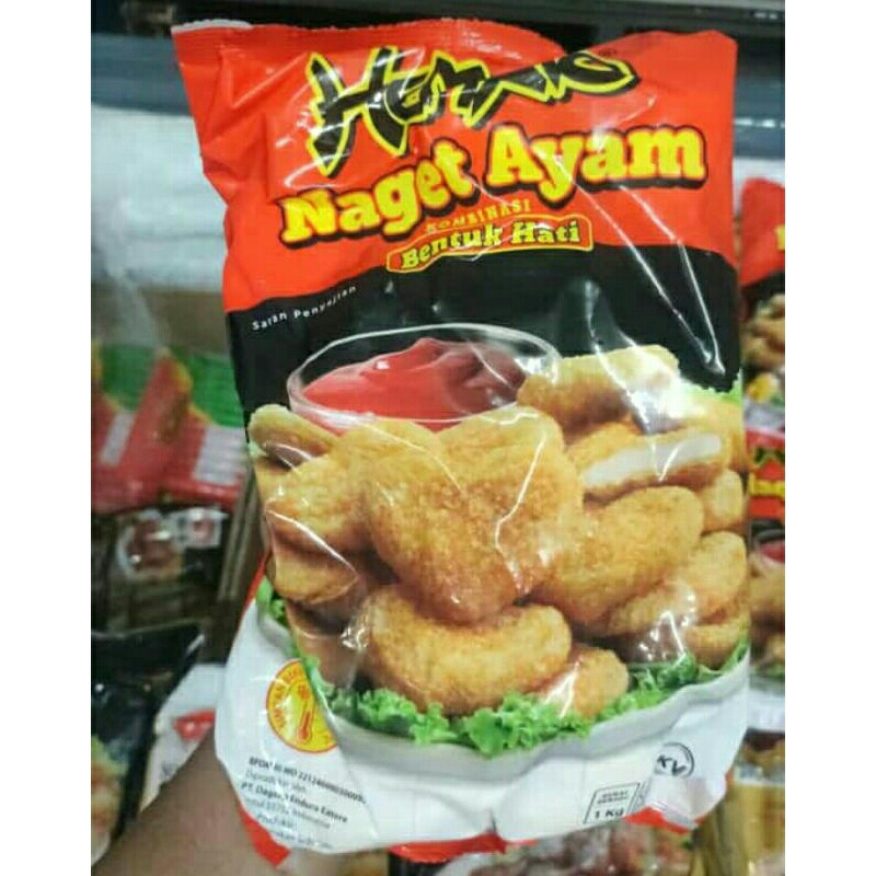 

Hemato Nugget Ayam Bentuk Hati 1kg Termurah