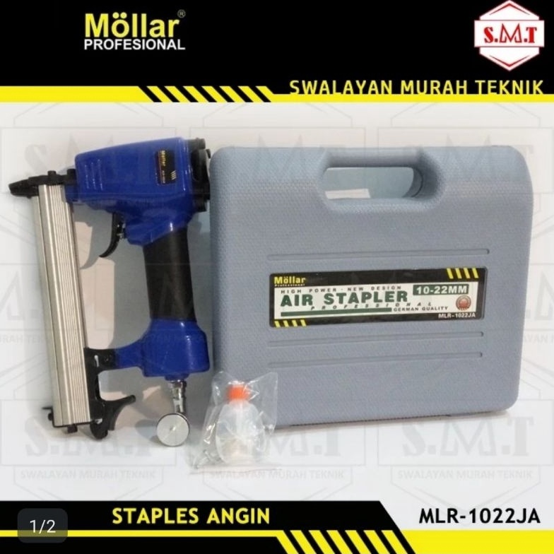 

Air Stapler Gun Mollar MLR122JA Alat Paku Steples Angin U ART U2A3