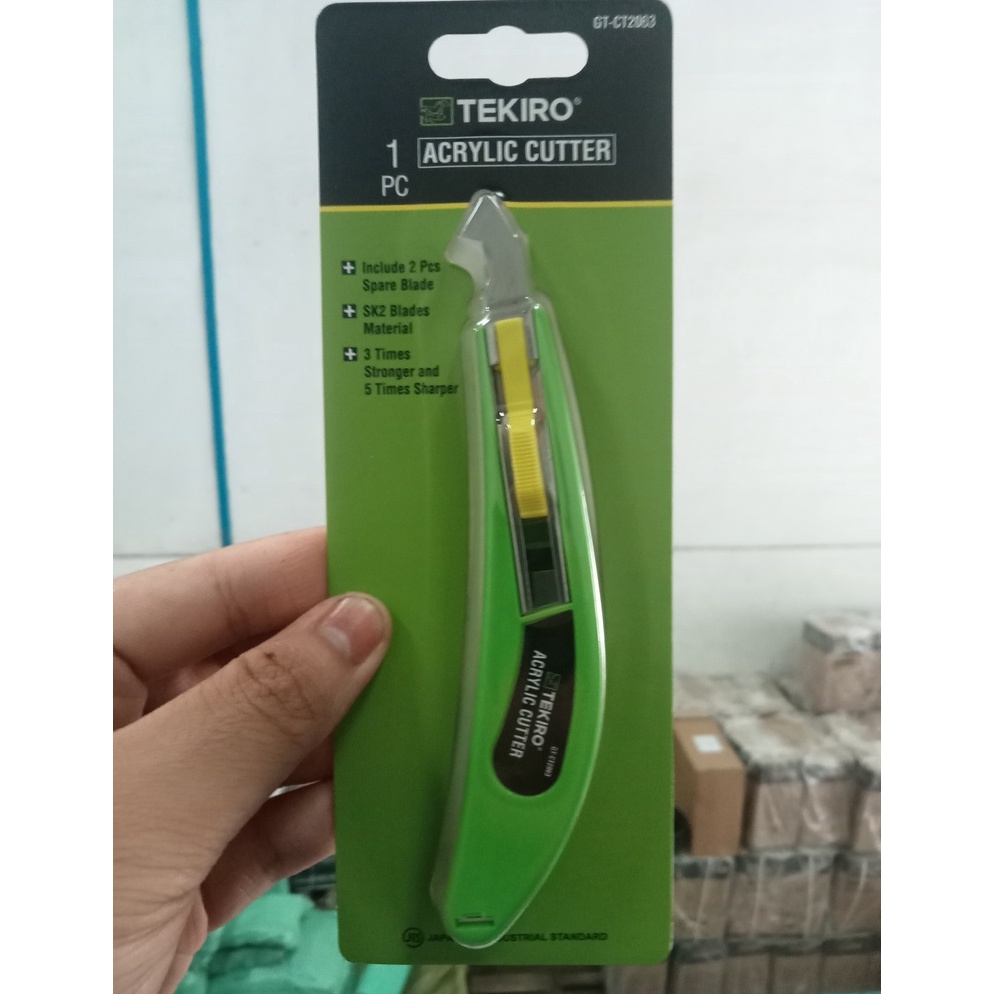 

Pisau Cutter Acrilic Tekiro Alat Potong Mika Akrilik Piso Cuter ART N7J6