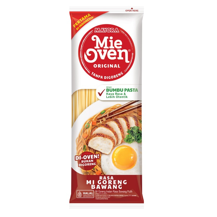 

Mahbubah - Mayora Mie Oven Original 78 g Rasa Mi Goreng Bawang