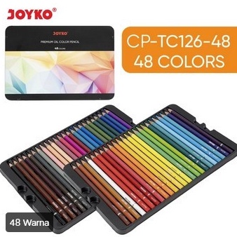 

Premium Oil Color Pencil Pensil Warna Joyko CPTC126 48 Warna ART P8G1