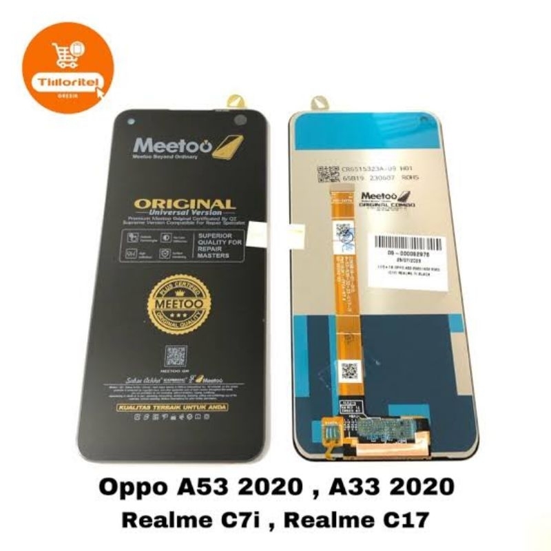 lcd oppo A54,A53,7i,c17, original100%