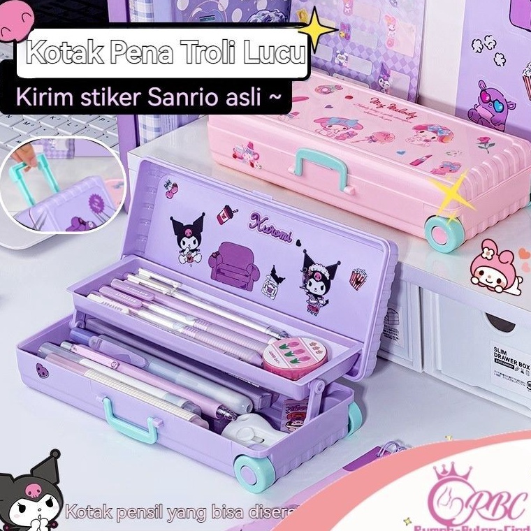 

Penjual LokalSanrio Seri Anime Kartun Pensil Kasus Troli Kotak Alat Tulis Lucu KuromiMelodyYugui AnjingPacha Anjing Pensil Kapasitas Besar Kotak Penyimpanan Alat Tulis Hadiah Anakanak ART X2R4