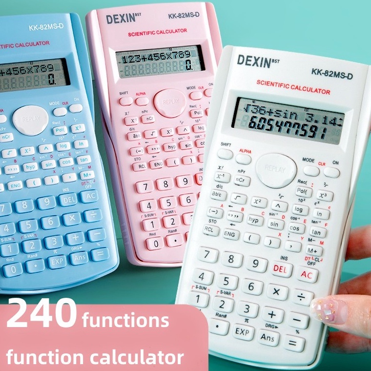 

Kalkulator Sin Cos Tan DEXIN 82 ms Colour ART R8J9