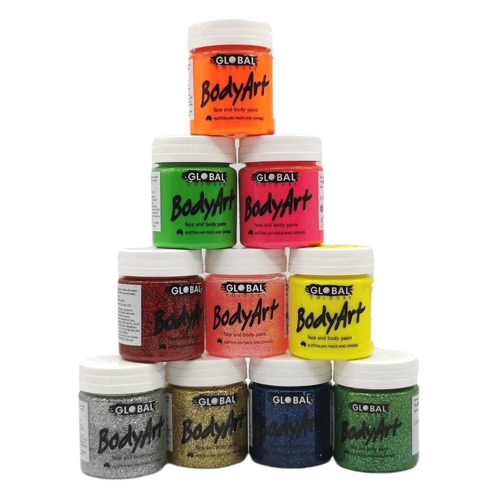 

Cat Wajah dan Badan Professional Global Body Art 45 ml ART L6J5